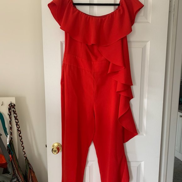 Red/Orange Zara Jumper, bright and vibrant - Picture 1 of 2